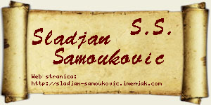 Slađan Samouković vizit kartica